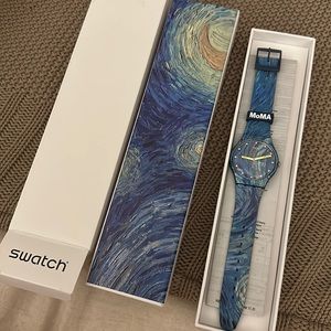 Swatch x Moma starry night watch
